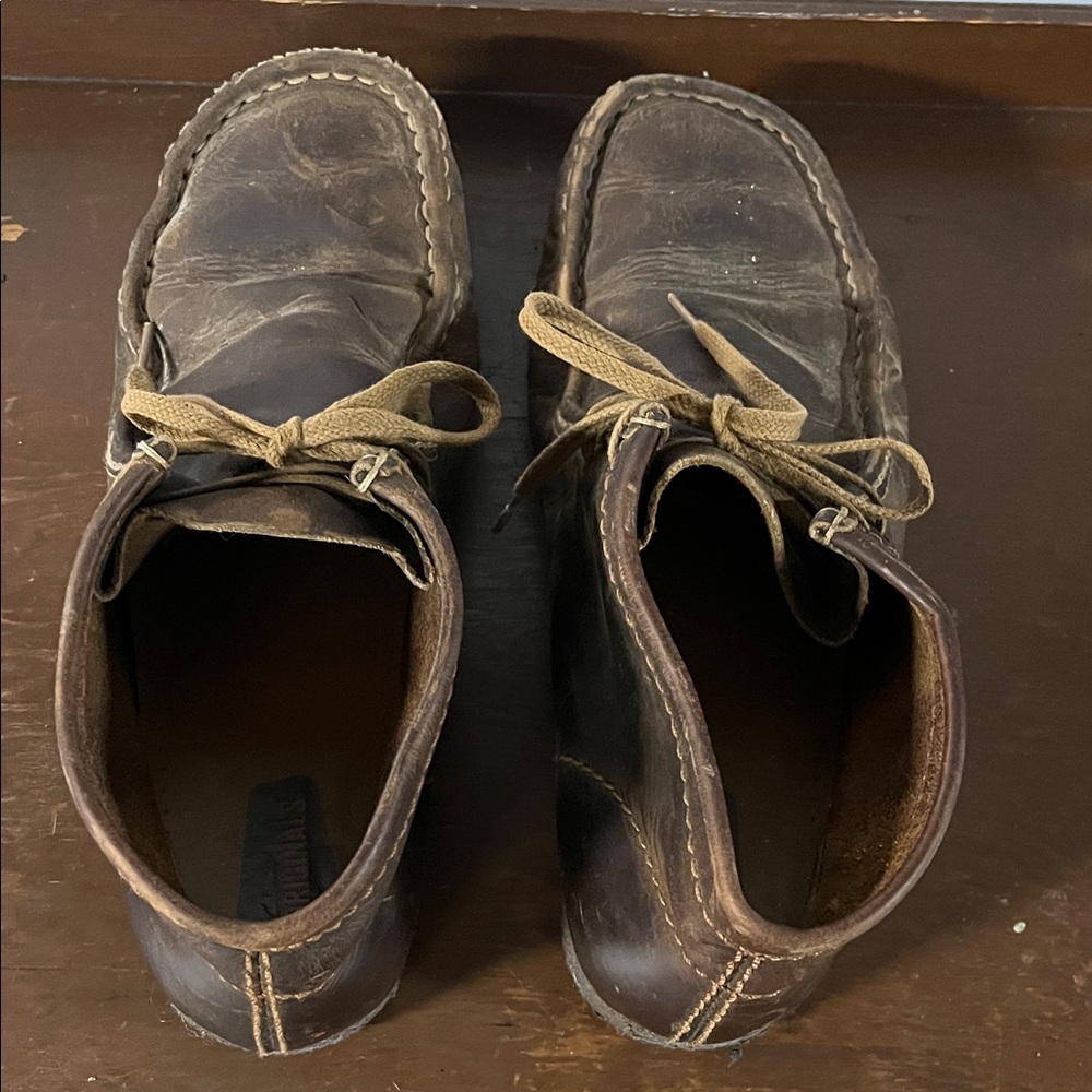 Clark’s Original Men's Brown Leather Shoes - Picture 4 of 5